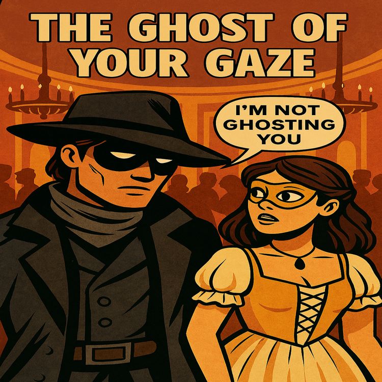 cover art for The Rise Of The Ghost song  The Ghost of Your Gaze or The Ghosts Serenade