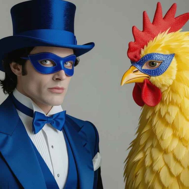 cover art for Blue Midnight and the Masked Chicken