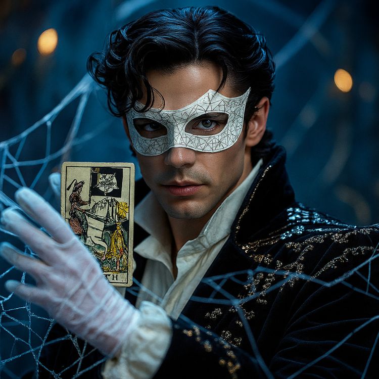 cover art for The Magicians: The Web Of Deceit, the musical