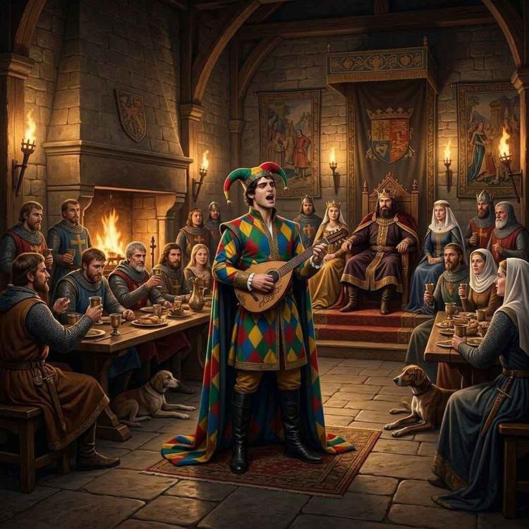 cover art for The Magicians: My Shadow And I (in Anglo-Norman)
