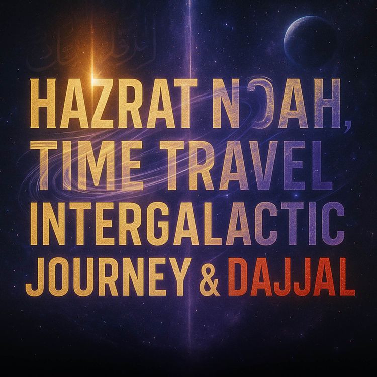 cover art for Hazrat Noah, Time Travel, Intergalactic Journey & Dajjal | Sahil Adeem Podcast