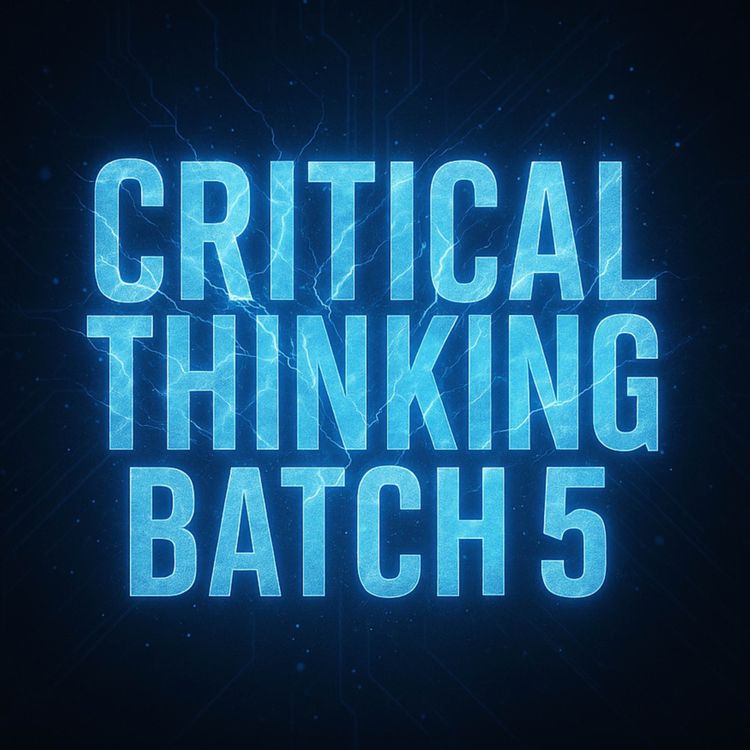 cover art for Critical Thinking Batch 5 Launch Session | Sahil Adeem Podcast