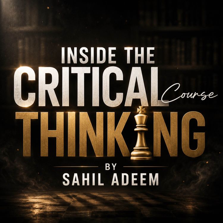 cover art for You Were Never Taught How to Think | Sahil Adeem’s Critical Thinking Class Orientation