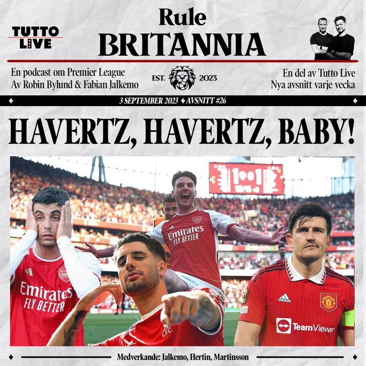 cover art for RULE BRITANNIA #26 - HAVERTZ, HAVERTZ, BABY!