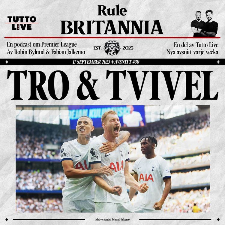 cover art for RULE BRITANNIA #30 - TRO & TVIVEL