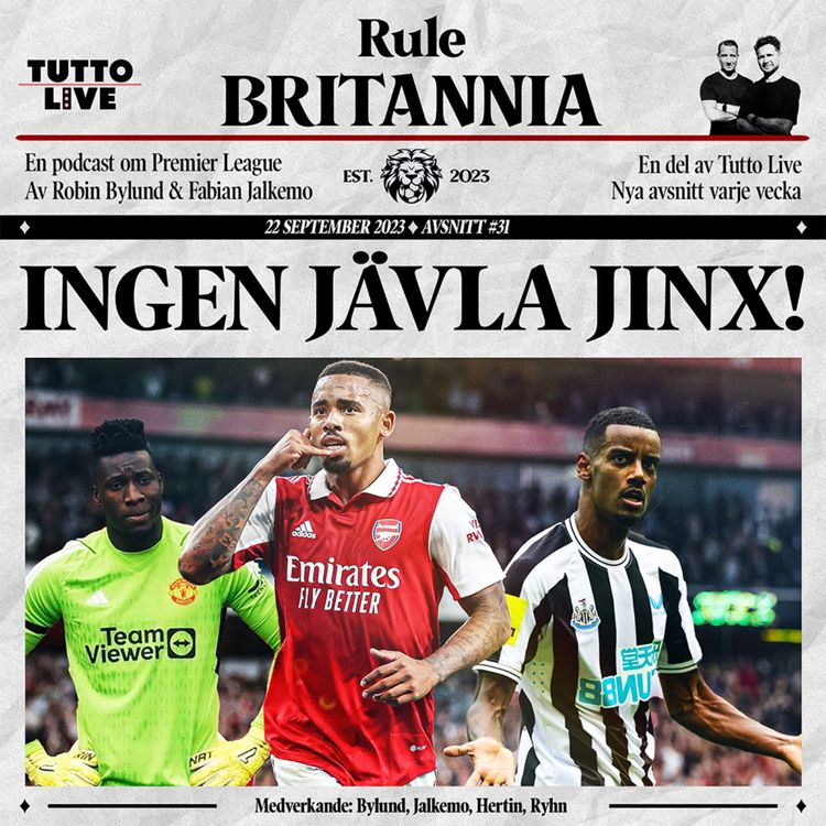 cover art for RULE BRITANNIA #31 - INGEN JÄVLA JINX!