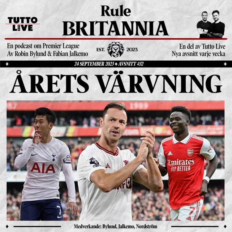 cover art for RULE BRITANNIA #32 - ÅRETS VÄRVNING