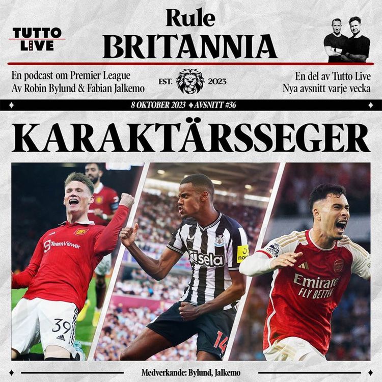 cover art for RULE BRITANNIA #36 - KARAKTÄRSSEGER