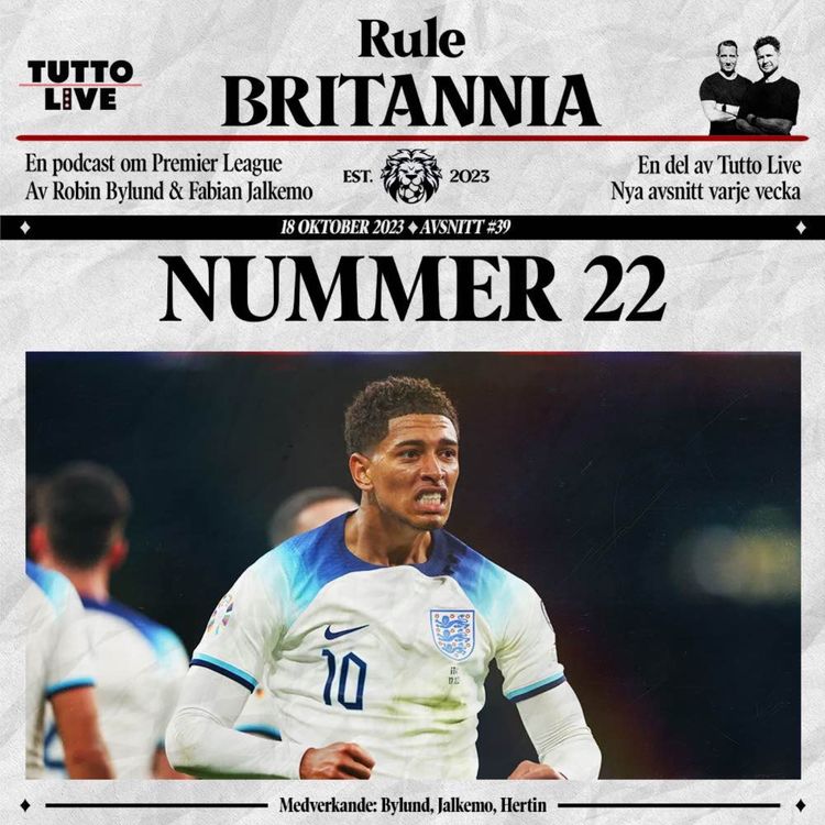 cover art for RULE BRITANNIA #39 - NUMMER 22