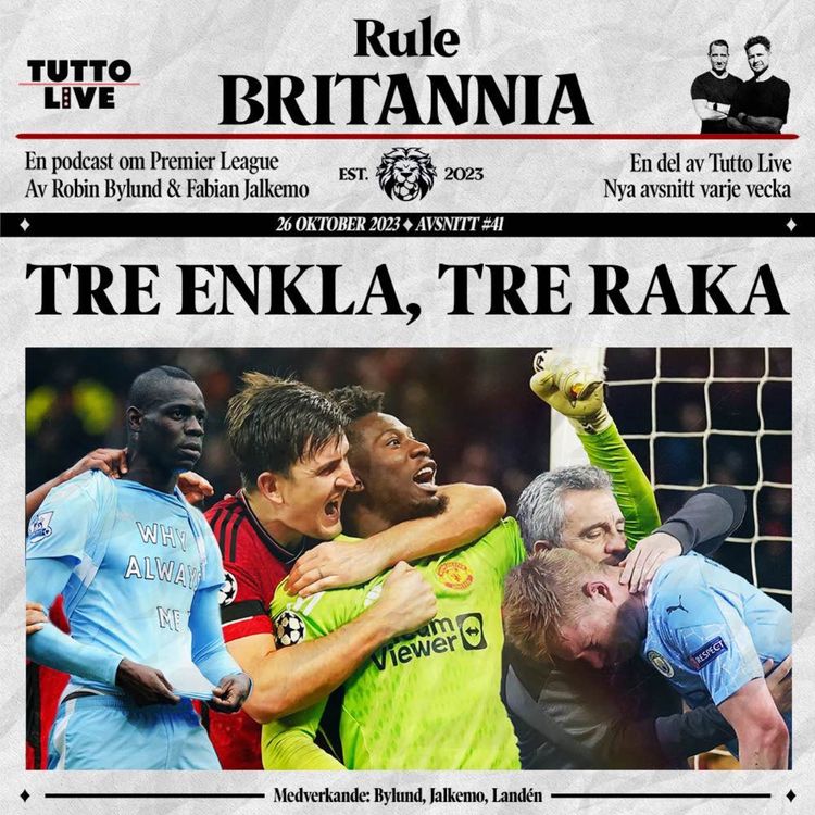 cover art for RULE BRITANNIA #41 - TRE ENKLA, TRE RAKA