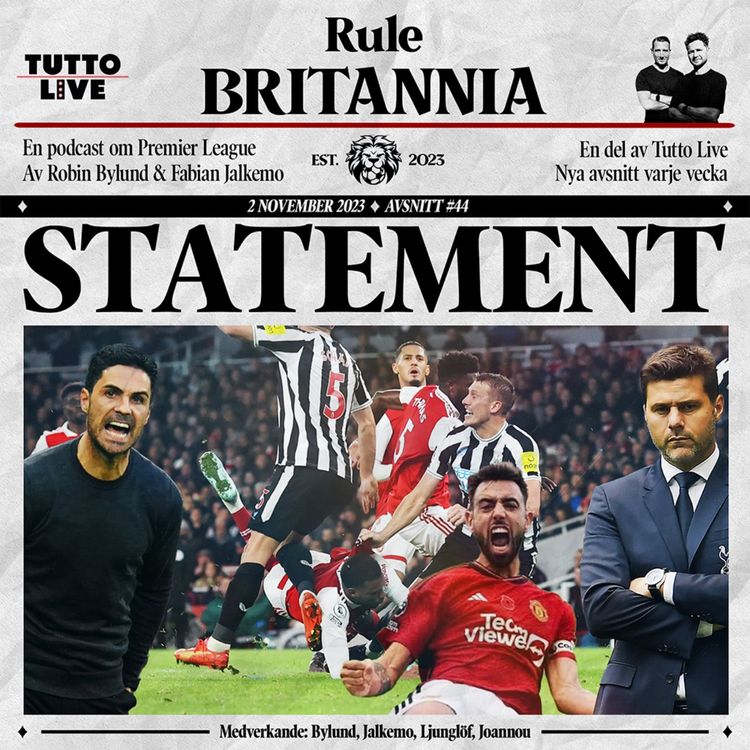 cover art for RULE BRITANNIA #44 - STATEMENT