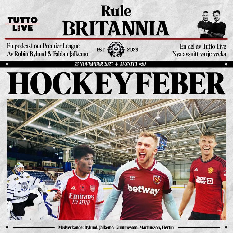 cover art for RULE BRITANNIA #50 - HOCKEYFEBER