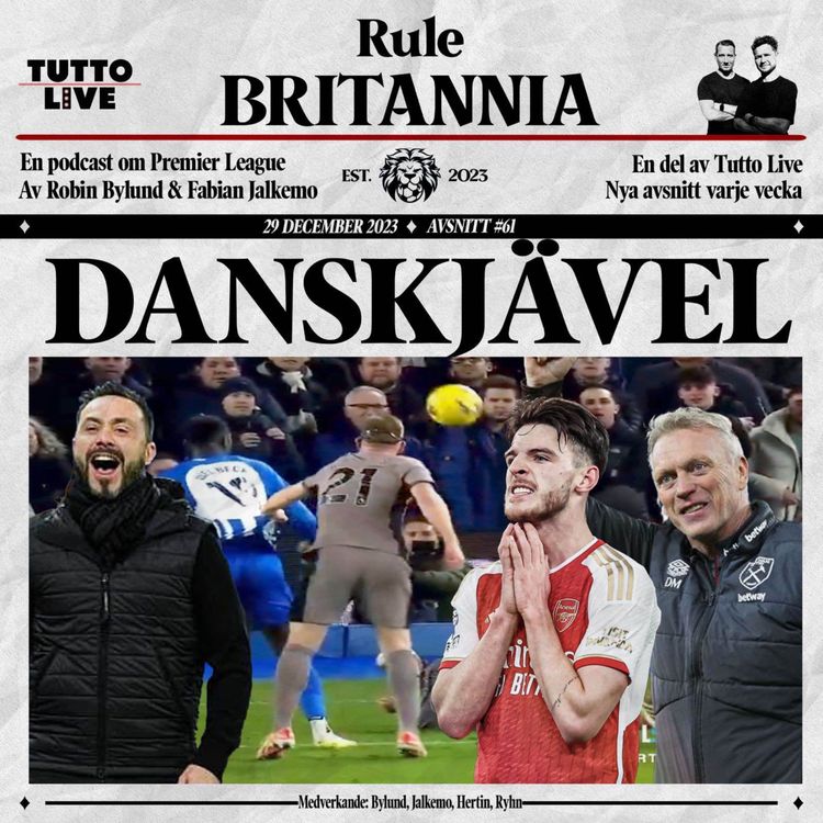 cover art for RULE BRITANNIA #61 - DANSKJÄVEL