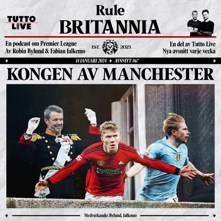 cover art for RULE BRITANNIA #67 - KONGEN AV MANCHESTER