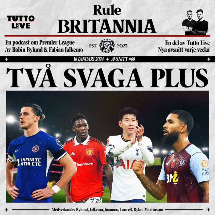 cover art for RULE BRITANNIA #68 - TVÅ SVAGA PLUS