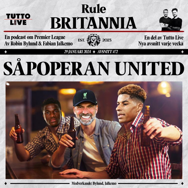 cover art for RULE BRITANNIA #72 - SÅPOPERAN UNITED