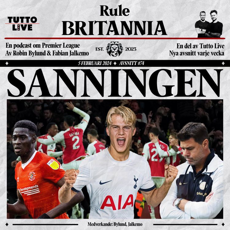 cover art for RULE BRITANNIA #74 - SANNINGEN