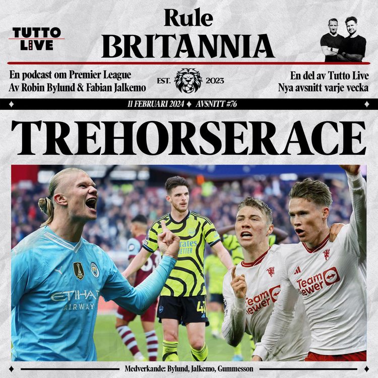 cover art for RULE BRITANNIA #76 - TREHORSERACE