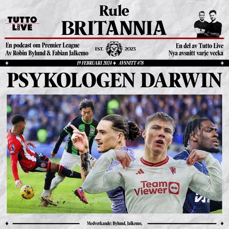 cover art for RULE BRITANNIA #78 - PSYKOLOGEN DARWIN