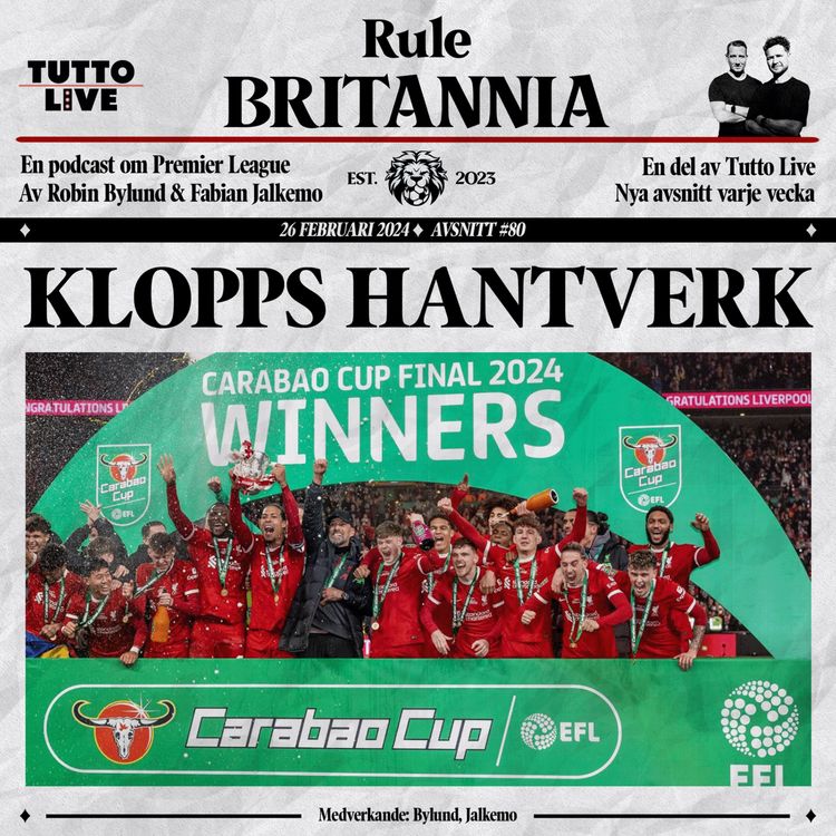 cover art for RULE BRITANNIA #80 - KLOPPS HANTVERK