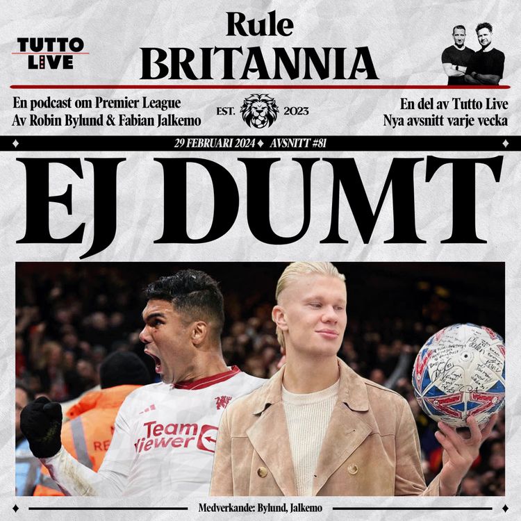 cover art for RULE BRITANNIA #81 - EJ DUMT 
