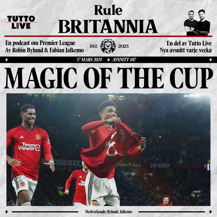 cover art for RULE BRITANNIA #87 - MAGIC OF THE CUP