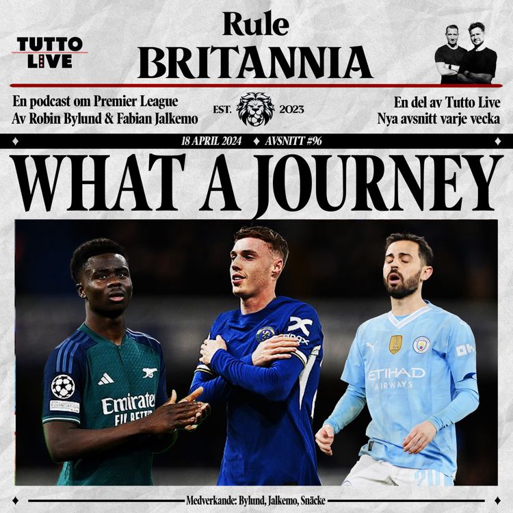 cover art for RULE BRITANNIA #96 - WHAT A JOURNEY