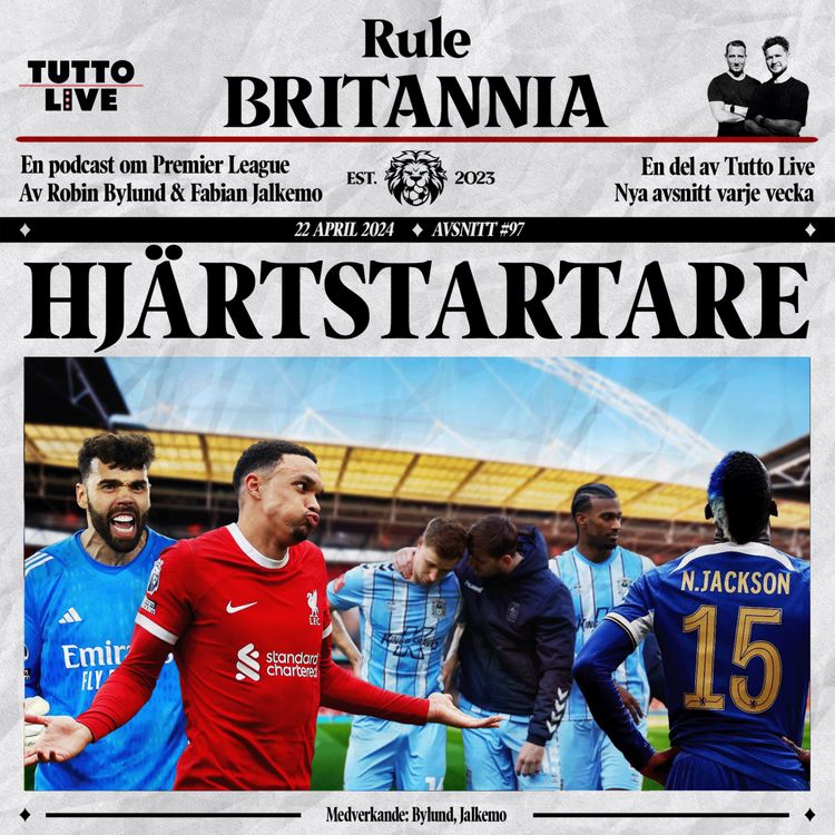 cover art for RULE BRITANNIA #97 - HJÄRTSTARTARE