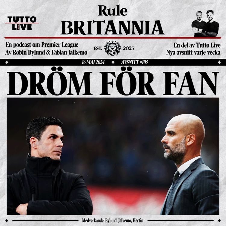 cover art for RULE BRITANNIA #105 - DRÖM FÖR FAN