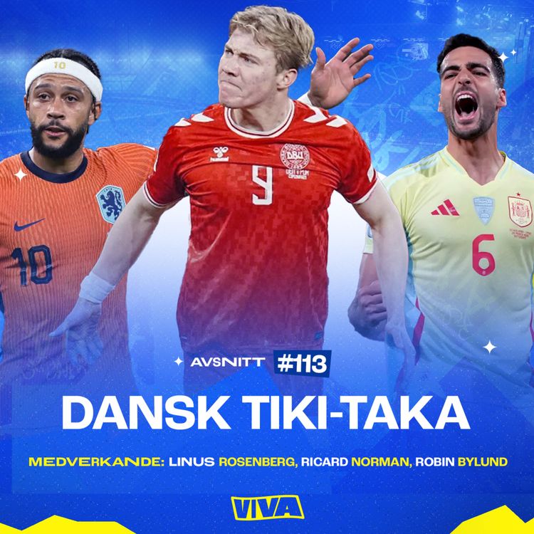 cover art for #113 - Dansk tiki-taka