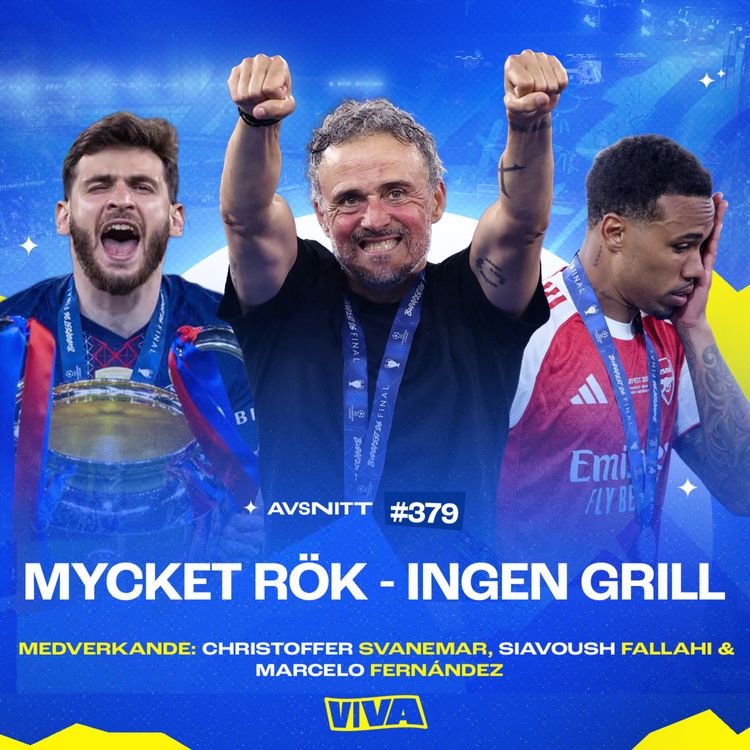 cover art for #379 PSG med andra raka CL-titeln | Artetas finalinsats | Inför Norge-Sverige