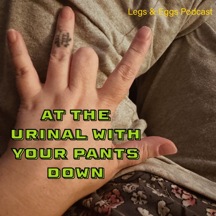 cover art for at the urinal with your pants down 