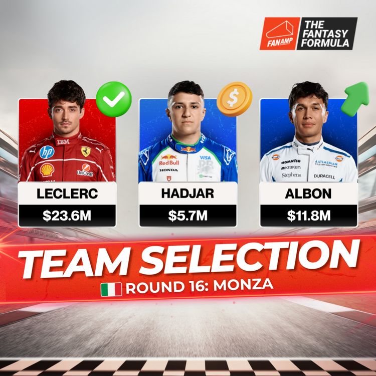 cover art for F1 Fantasy: Best Lineups for the Italian GP 2025 | The Fantasy Formula