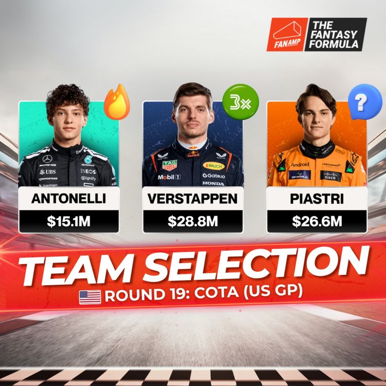 cover art for F1 Fantasy: Best Lineups for COTA (US GP) GP 2025 | The Fantasy Formula
