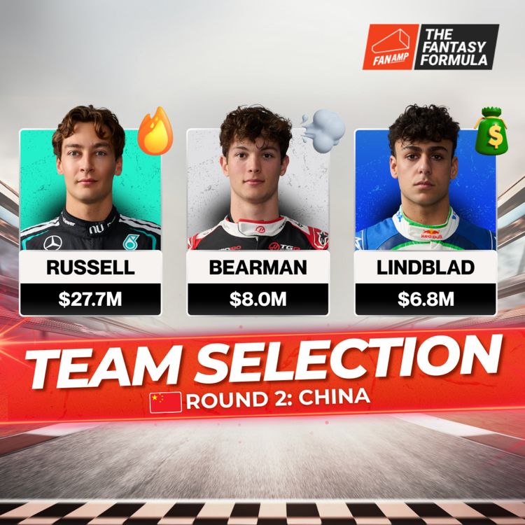 cover art for F1 Fantasy: Best Lineups for the Chinese GP 2026 | The Fantasy Formula