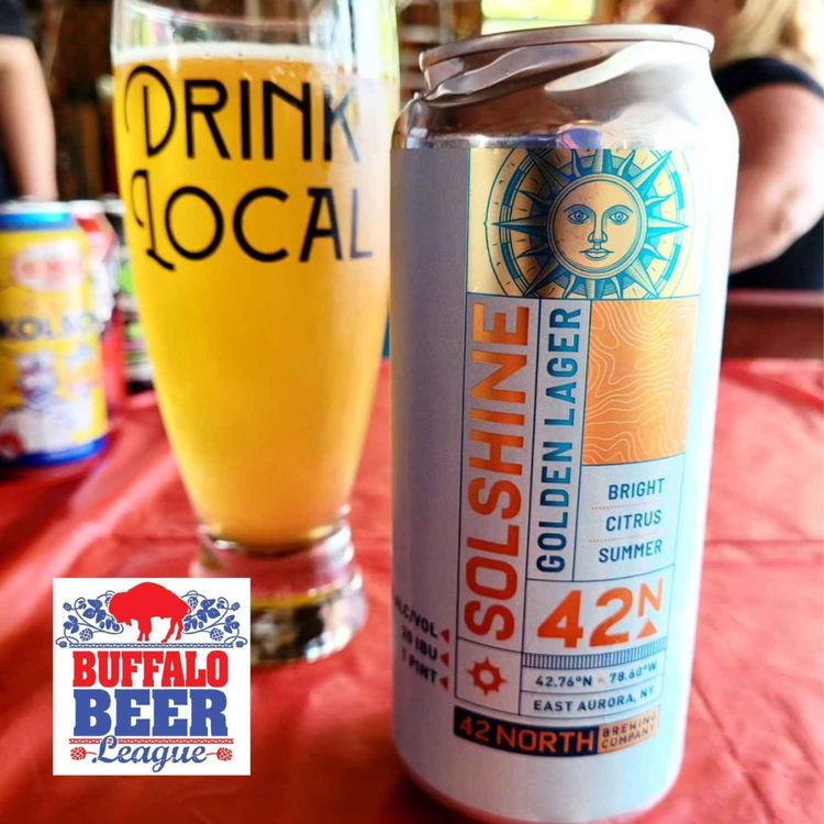 cover art for 02 Solshine Golden Lager - 42 North Brewing Company