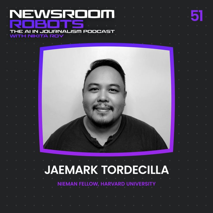 cover art for Jaemark Tordecilla: Unlocking the Potential of Custom GPTs for Newsrooms