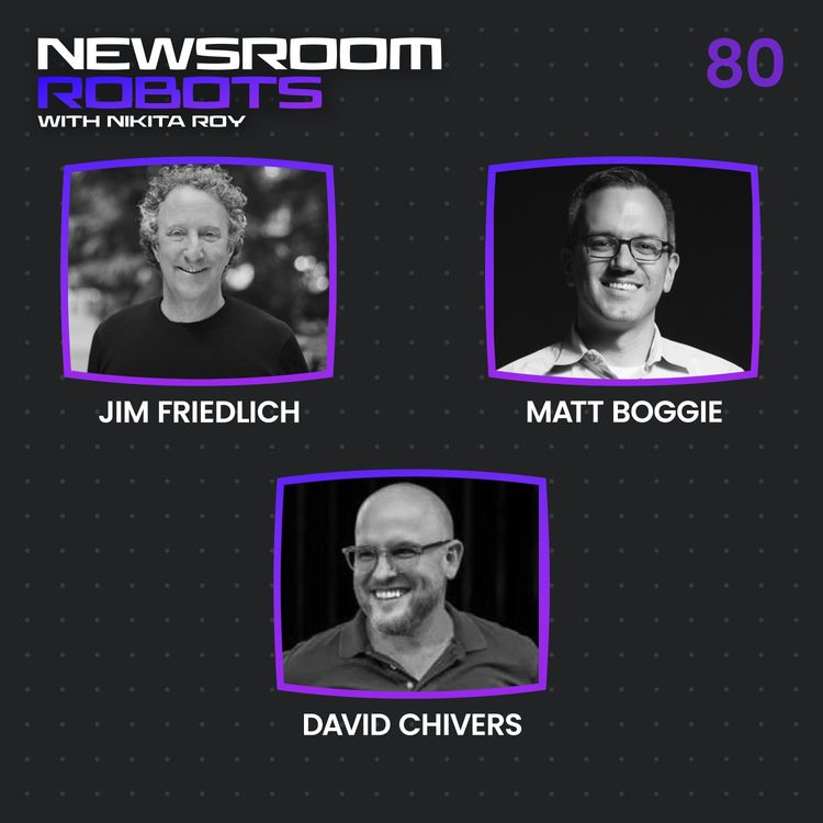 cover art for Jim Friedlich, David Chivers & Matt Boggie: How the Lenfest AI Collaborative placed AI engineers in 10 newsrooms