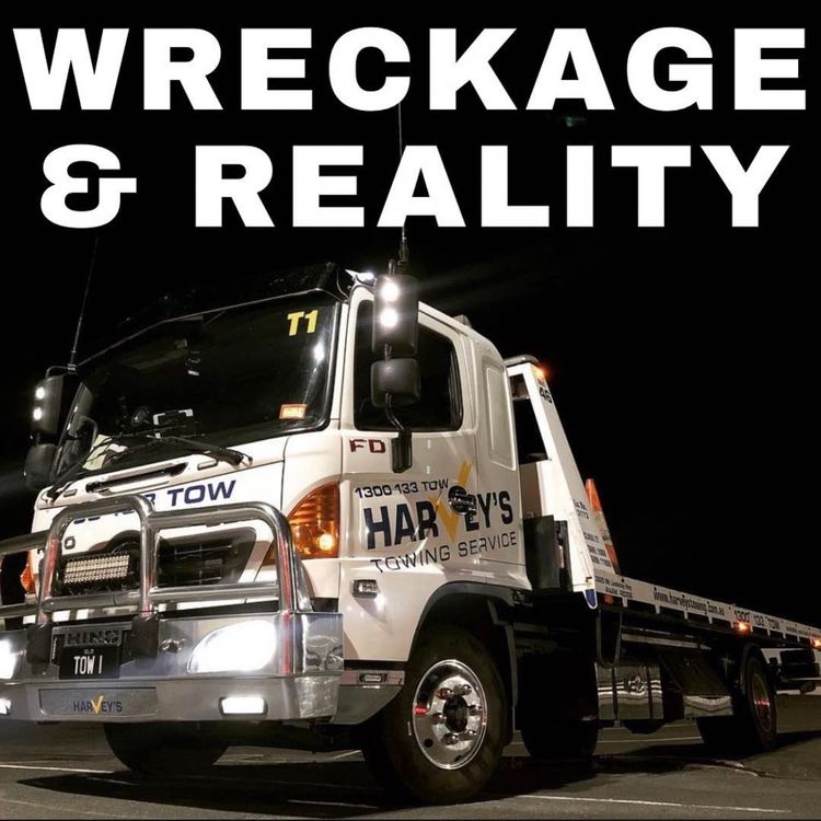 cover art for Wreckage & Reality – The Hardest Yarns from the Tow Yard
