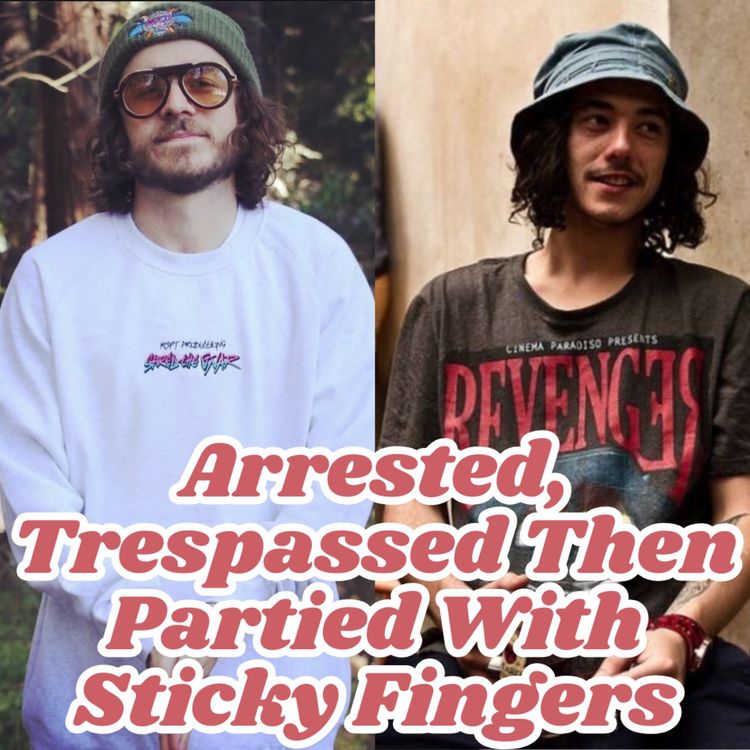 cover art for Arrested, Trespassed then partied with Stinky Fingers