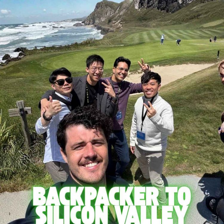 cover art for Backpacker to Silicon Valley w Corey Collombet