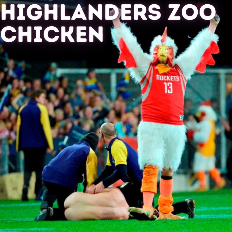 cover art for AJ: The Highlanders “Zoo” Chicken, The Black Dildo Ban & The Streaker Tackle That Hit ESPN