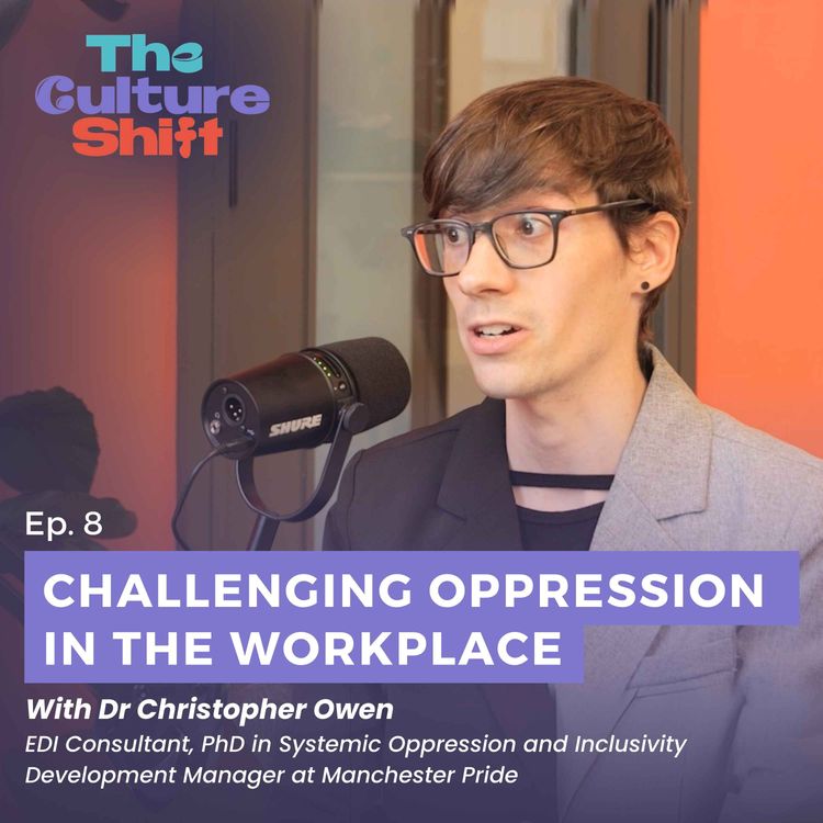 cover art for Expert on Systemic Oppression: "EDI training can be harmful to liberation", Authentic Workplace Equality Initiatives with Dr Christopher Owen