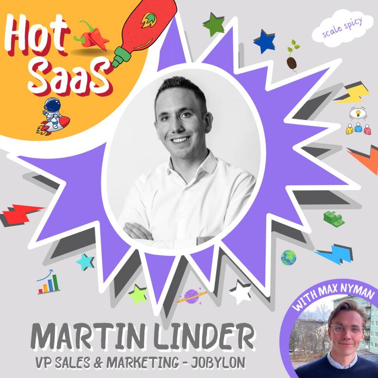 cover art for 12. Martin Linder (Jobylon) - ”Hire, onboard, ramp up, and retain top talent with a perfect cultural match”🧠
