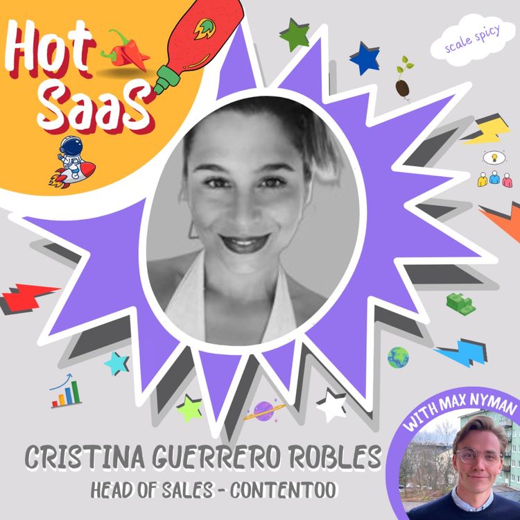 cover art for 13. Cristina Guerrero Robles (Contentoo) - "How to maximize all sales channels and distribute the knowledge of them" 🚥