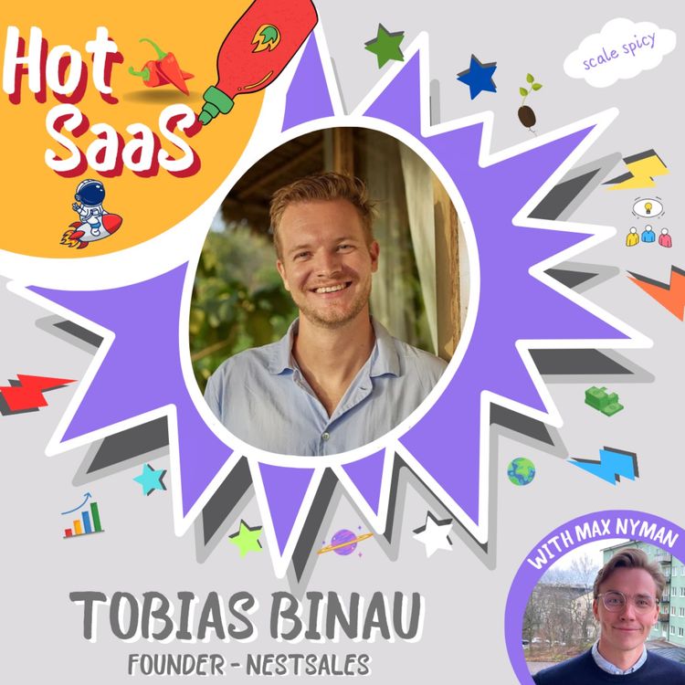 cover art for 17. Tobias Binau (Nestsales) - "From sales leader to a digital nomad within sales consultancy in 1,5 years"📔
