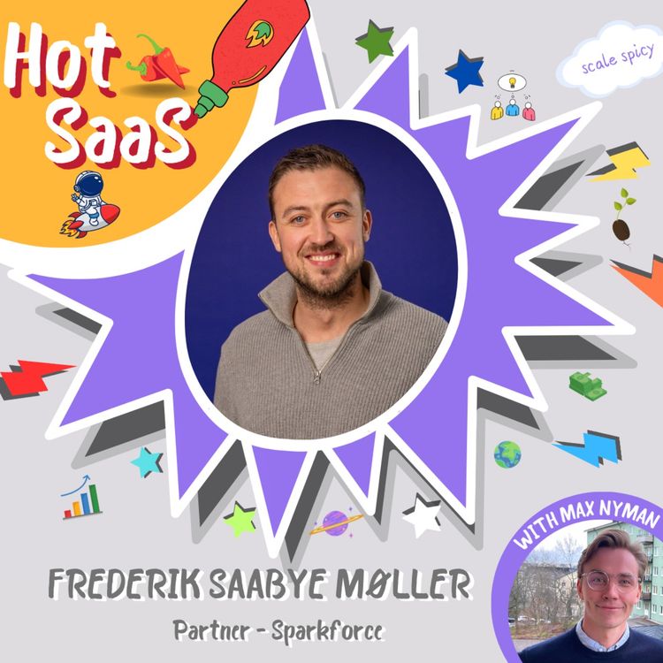 cover art for 24. "Winning in each step of the marketing funnel on all channels"⚡️- Frederik Saabye Møller (Sparkforce)