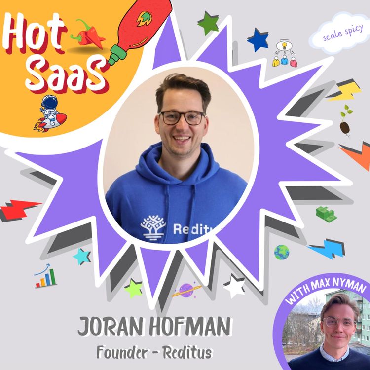 cover art for 27. New income stream: Recommend other SaaS products 💵 - Joran Hofman (Reditus)
