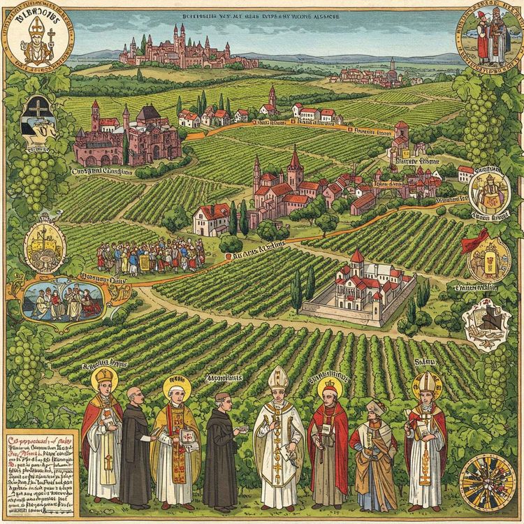 cover art for L'histoire des Papes et du vin d'Alsace
