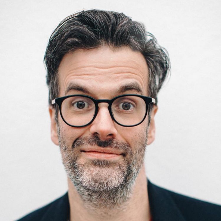 cover art for Bon Mot Podcast with Marcus Brigstocke
